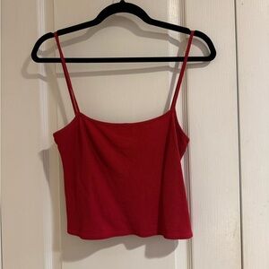 Brandy Melville Cropped Red Tank